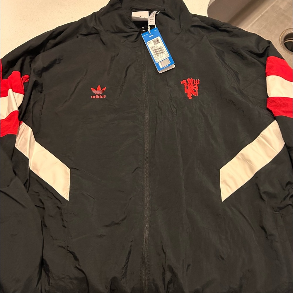 Rare, Adidas Manchester
United Originals Rekive Track Top Jacket XXL